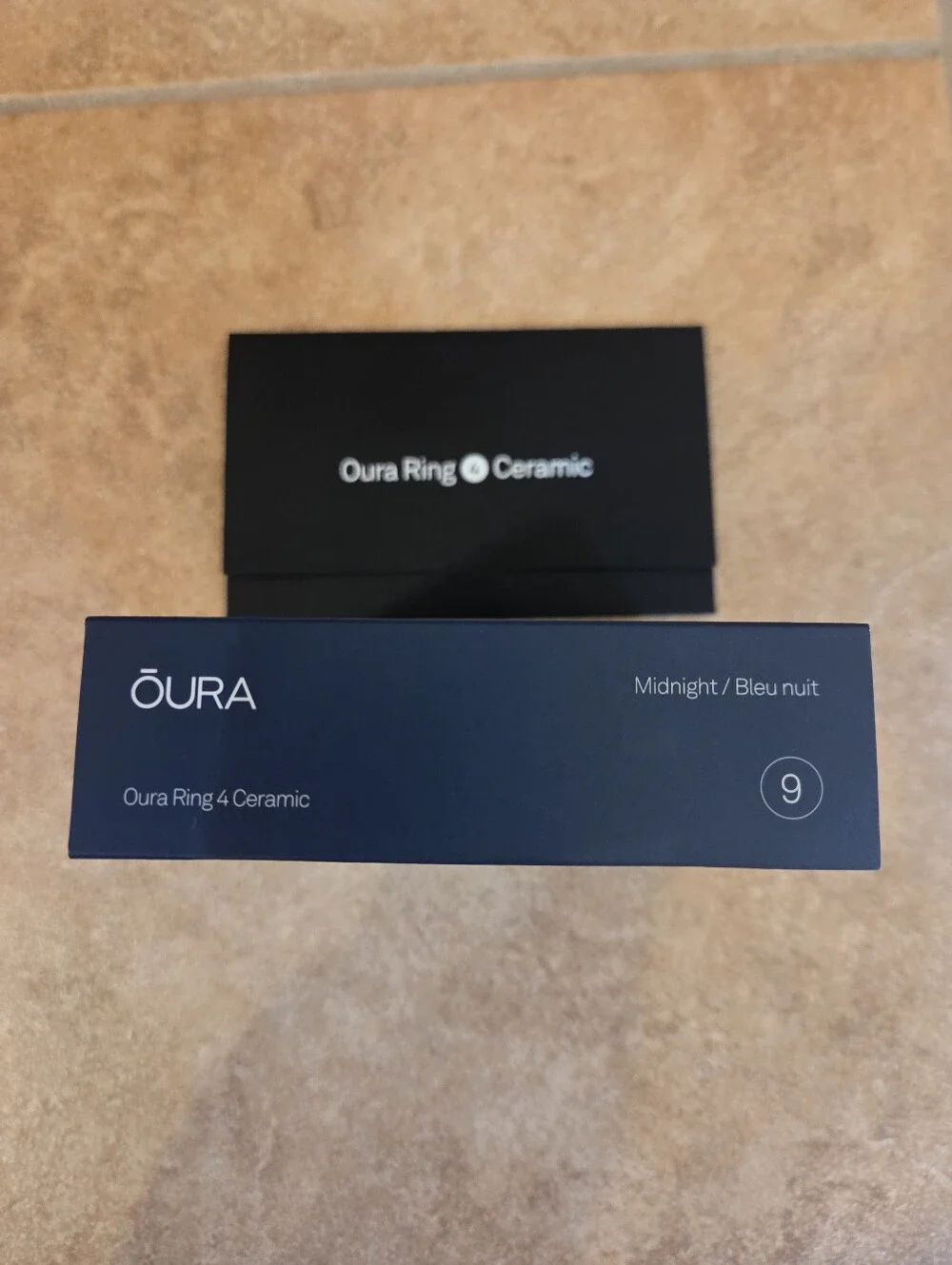 NEW SEALED BOX Oura Ring Gen 4 CERAMIC Size 9 BLUE Midnight Bleu Nuit